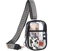 Crossbody Bag Chest Pack TPU Water Resistant for Women | Lightweight Multi Use Design, Simple Classic Style, Travel and Daily Wear, Finish for Easy Checks