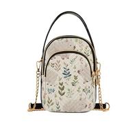 Crossbody Bag for Women Cute Wombats Patterns Handbag Small Shoulder Bag with Detachable Chain Strap Multiple Pockets for Vacation Work