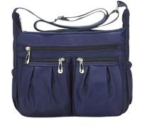 Crossbody Bag for Women Waterproof Shoulder Bag Nylon Casual Travel Purses and Handbags Lightweight Work Bag(Blue)