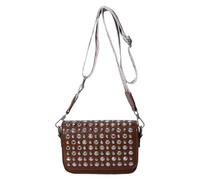 Crossbody Bag for Women with Adjustable Guitar Strap PU Leather Handbag | Crossbody Bag for Women with Adjustable Guitar Strap Handbag Rivet Studded Clutch Purse for Work Travel PU Leather Flap