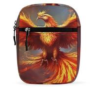 Crossbody Bag Shoulder Bag for Men & Women Chest Phone Bag Mini Phone Purse | Sling Bag Water Resistant Crossbody Satchel Bag Fantasy Phoenix Travel Purse for Work Travel