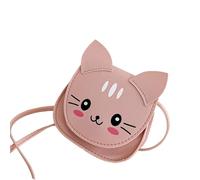 Crossbody Bag Small Purse For Little Girls Princess Design Cats Pattern Kids Shoulder Bag With Adjustable Strap Toddler Princess Handbag Outdoor
