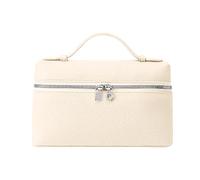Crossbody Bag Square Zipper Tote Bag Crossbody Makeup for Women Pouch Top-Handle Leather Handbag Designer Shoulder Handbag Quiet Luxury Trendy Purse Beach Bags Holiday Essentials Handbags