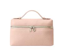 Crossbody Bag Square Zipper Tote Bag Crossbody Makeup for Women Pouch Top-Handle Leather Handbag Designer Shoulder Handbag Quiet Luxury Trendy Purse Beach Bags Holiday Essentials Handbags
