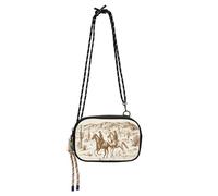 Crossbody Bag Sugar American Wild West Desert Cowboys, Small Handbag Purse with Adjustable Strap, Animal Fanny Pack Sling Backpack Hobo Purse for Women Men Travel Work