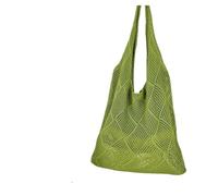 Crossbody Bags For Women Beach Hollow Design Woven Shoulder Women, Large Capacity Woven Hand, Travel Tote, Casual Beach (Green)