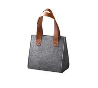 Crossbody Bags For Women Beach Reusable Gray Felt Tote Portable Storage Fashion Foldable Travel Shoulder Large Capacity Lazy Shopping (Colored-1)