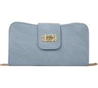 Crossbody Bags for Women PU Leather Small Shoulder Bag Handbags Wallet Purse with Chain Evening Bags(Blue)