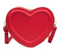 Crossbody Bags Heart Shape Crossbody Bags Solid Pu Leather Shoulder Bags Adjustable Strap Purse Handbags for Women