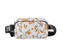 Crossbody Belt Bag Multipurpose Waist Bags Fanny Pack Croose Body Purse for Running, Sweet Strawberries Fruit Blush, Color09, One Size