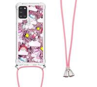 Crossbody Case for Redmi Note 14 Pro+ 5G, 3D Glitter Quicksand Flowing Liquid Bling Sparkle Cute Clear Transparent TPU Lanyard Cord Gel Silicone Shockproof Cover Protective Case for Girls Women