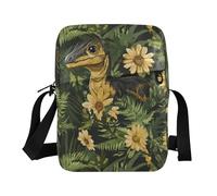 Crossbody Chest Bag for Women Sling Bag with Adjustable Strap Travel Work Beauty Dinosaur Velociraptor Safari