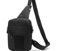 Crossbody Chest Pack, Tactical Backpack, Camo Backpack, Military Backpack, Hiking Bag, Waterproof Single Shoulder Bag 2-Way Zipper Sling Rucksack with Concealed Holster for Riding Hunting C