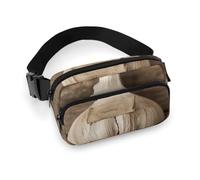 Crossbody Fanny Pack for Women Men Garlic Cloves Photos Waist Pack Sports Belt Bag Large Waist Bag with Adjustable Strap Fashion Hip Bum Bag for Workout Running Traveling, white, 7.9x5.1 Inches