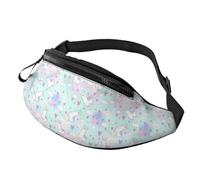 Crossbody Fanny Packs for Women Men - Macaron Color Cute Alpaca Love Travel Belt Bag Running Waist Bag for Women Men