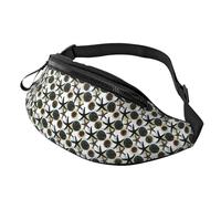 Crossbody Fanny Packs for Women Men - Sea urchin Running Belt Bag Travel Waist Bag for Women Men