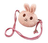 Crossbody Messenger Bag Handbags Cute Girls Small Bunny Plush Shoulder Bag Kids Makeup Bag with Makeup (RD2, One Size)