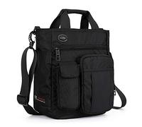 Crossbody Messenger Bag, Multifunctional Shoulder Bag, Laptop Bag for for Men and Women College School Business Sport Travel Black 302511 cm/11.8"9.8"4.3"