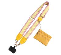 Crossbody Phone Strap with Zippered Pouch, 2026 New All in One Phone Strap, Clip and Go Lanyard Wallet, Adjustable Lanyard, Hands-Free, Secure & Stylish (1PC-N)