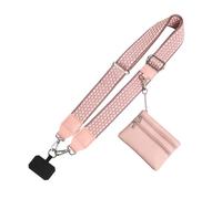 Crossbody Phone Strap with Zippered Pouch, 2026 New All in One Phone Strap, Clip and Go Lanyard Wallet, Adjustable Lanyard, Hands-Free, Secure & Stylish (1PC-P)
