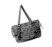 Crossbody Purse Scratch Organizational Pockets for Casual Washable Multi Functional, Black, D, Mass Beauty