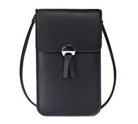 Crossbody Purses For Women Adjustable Strap Shoulder Bag With Visual Mobile Phone Window Ladies Casual Crossbody Bag Shoulder Bag for Women (Black, One Size)