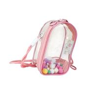 Crossbody Shoulder Bag Clear PVC Organiser Pocket With Adjustable Strap For Toddler Essential Stuffed Toy Pounches Lightweight Baby Gear Organiser