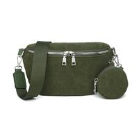 Crossbody Sling Bag Purse for Women - Small Fanny Pack Trendy Vegan Leather Cross Body Chest Belt Bags Waist Packs, F105-Apricot, Cord green, shoulder bag