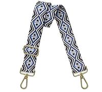 Crossbody Straps for Purses Gold Hardware Purse Strap Wide Shoulder Strap Adjustable Replacement,Retro Jacquard Embroidery for Shoulder Bags