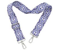 Crossbody Straps for Purses Silver Hardware Purse Strap Wide Shoulder Strap Adjustable Replacement,Retro Jacquard Embroidery for Shoulder Bags