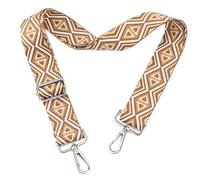 Crossbody Straps for Purses Silver Hardware Purse Strap Wide Shoulder Strap Adjustable Replacement,Retro Jacquard Embroidery for Shoulder Bags