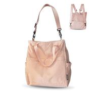 Crossbody Tote Bags for Women Travel Duffel Bag with Laptop Compartment Gym Backpack Carry On Shoulder Handbags Hiking Work, Pink, Carry On, 3-in-1 Travell Bag: Backpack, Crossbody Bag and Tote Bags