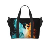 Crossbody Travel Bag Beautiful Phoenix Printed Tote Bag Suitable for Short Trips and Gym Workouts