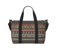 Crossbody Travel Bag Native Americans Printed Tote Bag Suitable for Short Trips and Gym Workouts