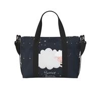 Crossbody Travel Bag Sweet Dream Printed Tote Bag Suitable for Short Trips and Gym Workouts