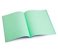 Crossbow Education Dyslexia Tinted Exercise Books - A4-10mm squared - Apple (10 Pack)