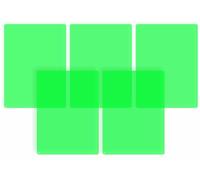 Crossbow Education Tinted A5 Half Page Overlays (Pack of 5) - Dyslexia And Visual Stress Specialists (Celery)