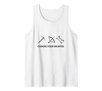 Crossbow Hunting Bow and Compound Bow for Choice of Weapons Tank Top