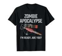 Crossbow I Zombie Apocalypse I Bow Archery Crossbows T-Shirt
