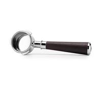 CrossCreek 54mm Espresso Bottomless Portafilter with 3 Ear | Fits 54mm Breville/Sage Barista Espresso Machine | Stainless Steel Basket and Solid Wood Handle | Espresso Accessories