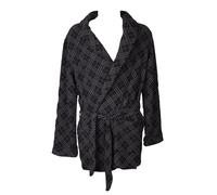 Crossed RAGNO men's dressing gown with pockets and eco milan stitch winter belt