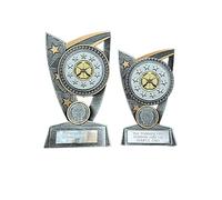 Crossed Rifles Shooting Target Award Triumph Resin Sports Trophy Engraved Free (150mm)