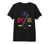 Crossed Sticks and Numbers Premium T-Shirt