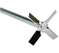 Crossed Stirrer, Dissolve Type Stirring For Blender Overhead Stirrer Electric, Lab Stainless Steel Four-bladed Propeller, Stir The Material Upward When Stirring, 316L SUS(Crossed Stirrer 5cm)
