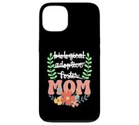 Crossed Words to MOM Floral Handlettered Design Case for iPhone 13