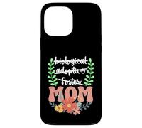 Crossed Words to MOM Floral Handlettered Design Case for iPhone 13 Pro Max