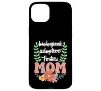 Crossed Words to MOM Floral Handlettered Design Case for iPhone 15 Plus
