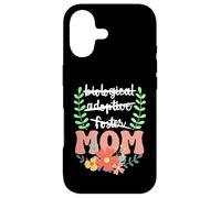 Crossed Words to MOM Floral Handlettered Design Case for iPhone 17