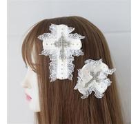 Crosses Hairpin Dark Lace Hair Clip Cool Hairpin Ponytail Holder Dark Crosses Hair Clip Hairpin For Women