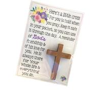 Crosses In My Pocket Prayer Card, Pocket Crosses, Handheld Prayer Crosses, Small Christian Faith Reminder Card, Bible Verse Cards, Scripture Encouragement Inspirational Prayer Cards